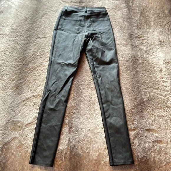 Faux Leather Black Skinny Pants ♠️ - Picture 2 of 4